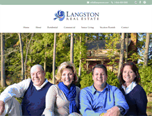 Tablet Screenshot of langstonre.com